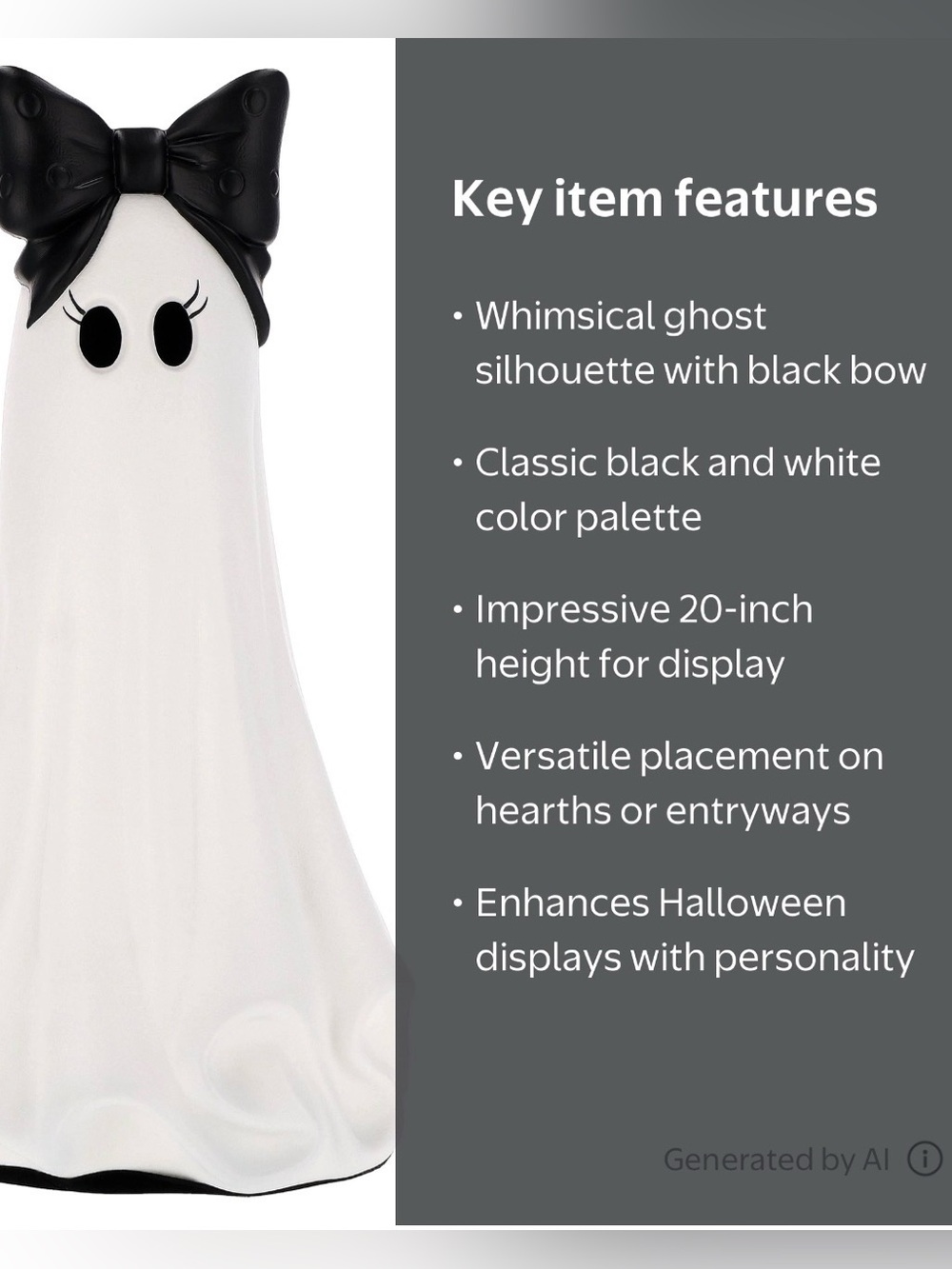 ✨ 🆕 VIRAL My Texas House Halloween Large Ghost Decoration, 22” and 20” - Picture 6 of 6